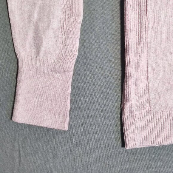 and a new day knitted pullover women's size M lilac rib decorated - Picture 9 of 13